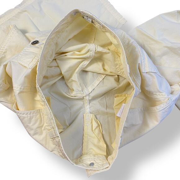 Tommy Hilfiger Y2K Low Rise Carpenter Ankle Pants Womens Size 4 Yellow - Picture 8 of 10